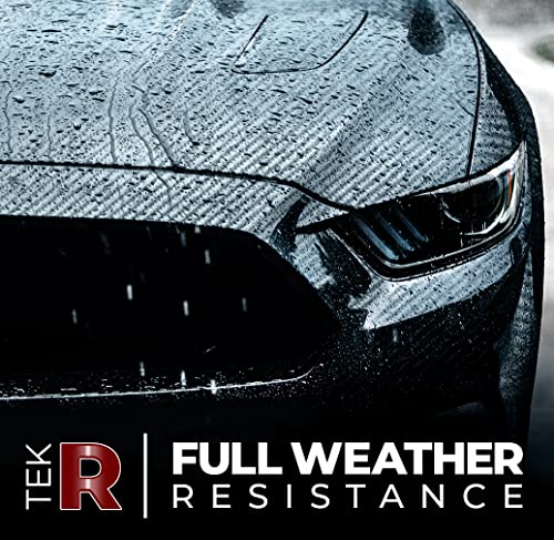 VViViD Super Gloss Black Carbon Fiber Tek Art 12 Inches x 60 Inches 5yr Outdoor/Interior Realistic Carbon Design Vinyl Wra...