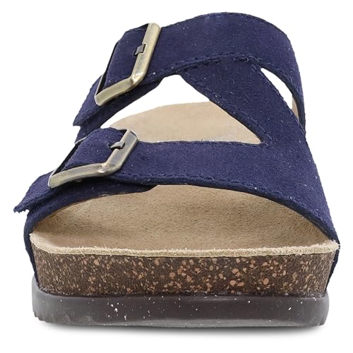 Dansko Dayna Double Buckle, Slip-On Sandal for Women - Cushioned Cork Midsole for Comfort and Shock Absorption - Vibram EC...