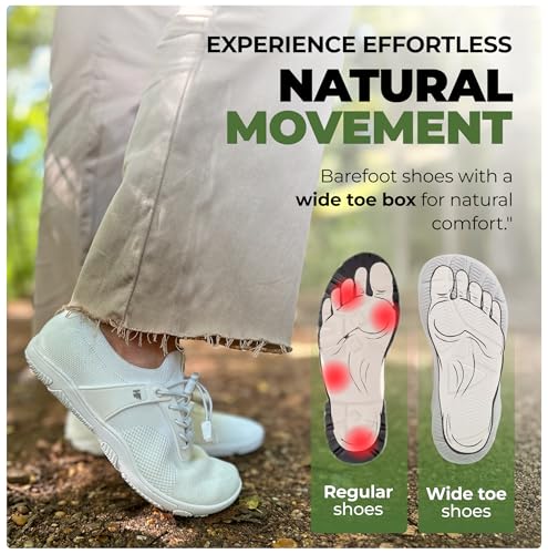 Hike Footwear Theora Pro - Ergonomic Supportive & Non-Slip Barefoot Shoes, Zero Drop Minimalist Trail Running Boots with A...