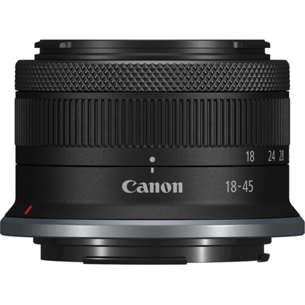 Canon EOS R100 Mirrorless Camera with RF-S18-45mm F4.5-6.3 IS STM Lens Kit, 24.1 Megapixel CMOS (APS-C) Sensor, 4K Video, RF Mount | Black Bundled with 64GB Memory Card & Camera Shoulder Bag (3 Items)
