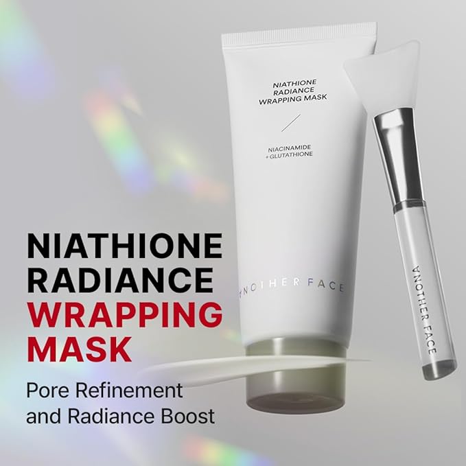 ANOTHERFACE Niathione Wrapping Mask | Overnight Peel Off Facial Mask Pack - Glow Boosting & Firming Glass Skin 3.38Fl.oz.