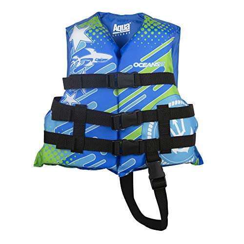 Oceans 7 US Coast Guard Approved Life Jacket for Infant, Kids, Youth, – Type II & III Vest, Personal Flotation Device