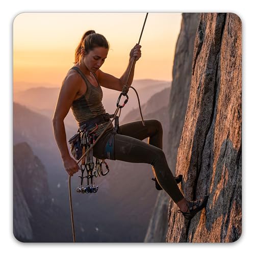 FresKaro 4inches 25kN-5621lbs Climbing Carabiners, UIAA CE Certified, Screw Lock, 7075 Aluminium, Lightweight, Rust Proof,...