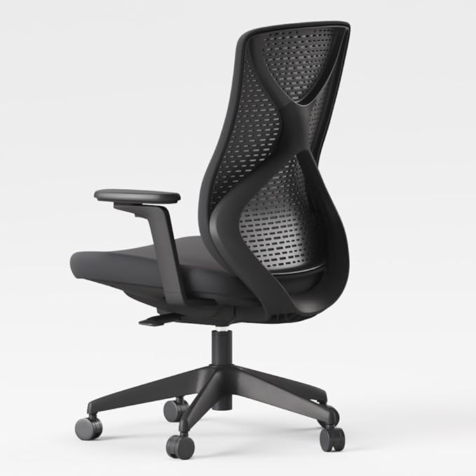 Ergonomic Office Chair Seat Depth Adjustable, Home Office Desk Chair with 3D Armrest, Mesh Office Chairs with Tilt Recline Lock,Thickened Soft Cushion, SGS Certified Gas Lift for Long Hours(Black)