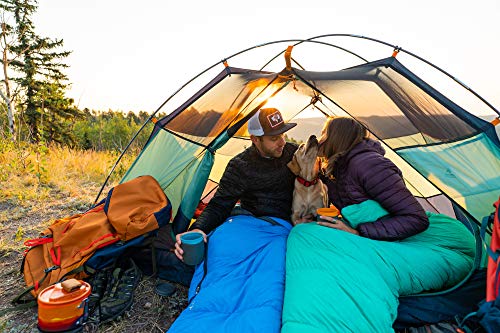 Kelty Cosmic 0 Ultra 4 Season Down Mummy Sleeping Bag, Winter Camping Backpacking Sleep System, 800 Fill Dridown