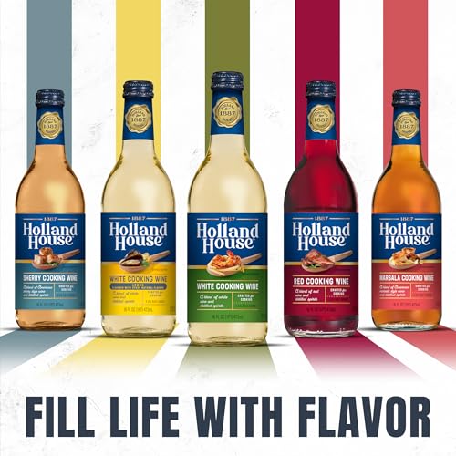Holland House White Cooking Wine, Ideal for Cooking, Roasting and Marinating, 16 FL OZ
