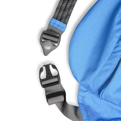 KAVU Original Rope Sling Pack with Adjustable Rope Shoulder Strap, Blue Spark