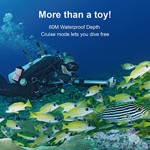 Subnado Underwater Scooter 2 Packs + Premium Accessories Pack with Leg mounting kit, Paddle Board Bracket and Cylinder Bra...