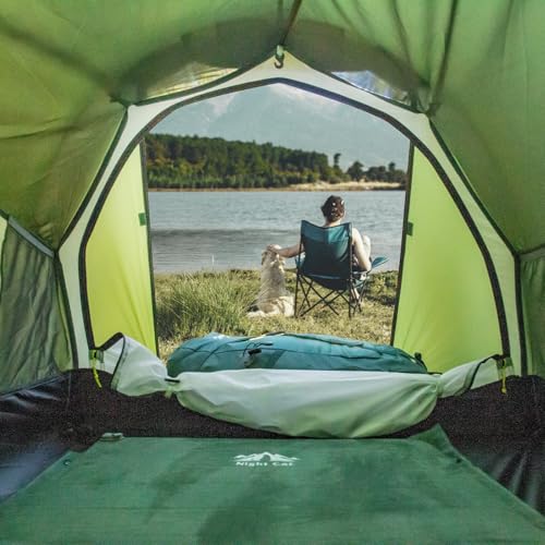 Night Cat Ultralight Tunnel Tent: Waterproof Lightweight Two People Backpacking Tent for Outdoor Camping Hiking Treeking w...