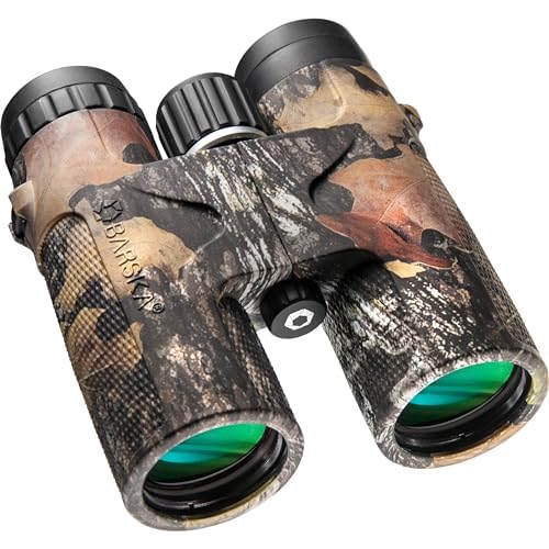 Barska Blackhawk 42mm Binoculars ? Waterproof Fogproof, BAK-4 Prism, Multi-Coated Optics, Rugged Rubber Armor, for Hunting, Bird Watching & Outdoor Use
