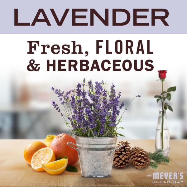 Mrs. MEYER'S CLEAN DAY Holiday Hand Soap Bundle (Lavender + Lemon Verbena + Rainwater + Oat Blossom)