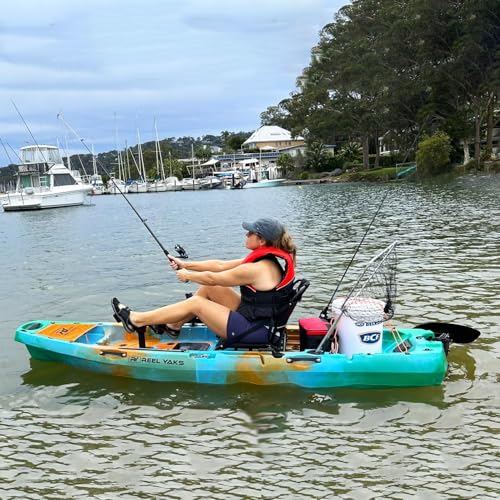 Reel Yaks Radar Modular Fishing Kayak - 10ft Lightweight, Sit On Top Kayak for Adults & Youth - Stable & Portable, Ideal S...