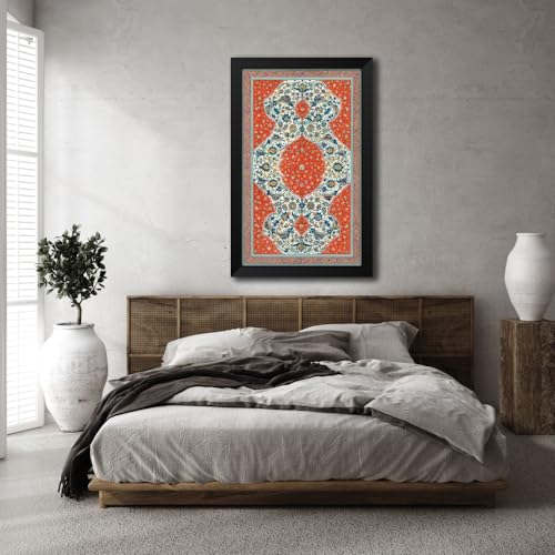ArtDirect Non-Embellish Persiann Ornament II Custom Framed Art Print Giclee Print or Canvas Options with Various Sizes and Customization by Vision Studio