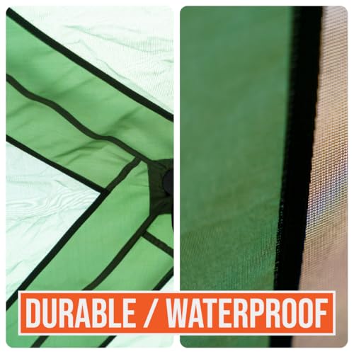 Instant Pop Up Camping Tent for 4-6 People | High-End All-Season Tent with Mesh Windows, Waterproof Rainfly & Tool-Free Se...