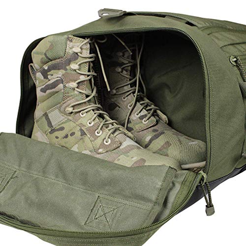 Condor Colossus Duffel Bag - 3 in 1 Rugged Tactical Gear Bag - Backpack/Duffle/Shoulder - Lightweight Multicompartment wit...