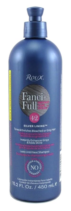 Roux Fanci-Full Rinse #42 Silver Lining 15.2 Ounce (449ml) (3 Pack)