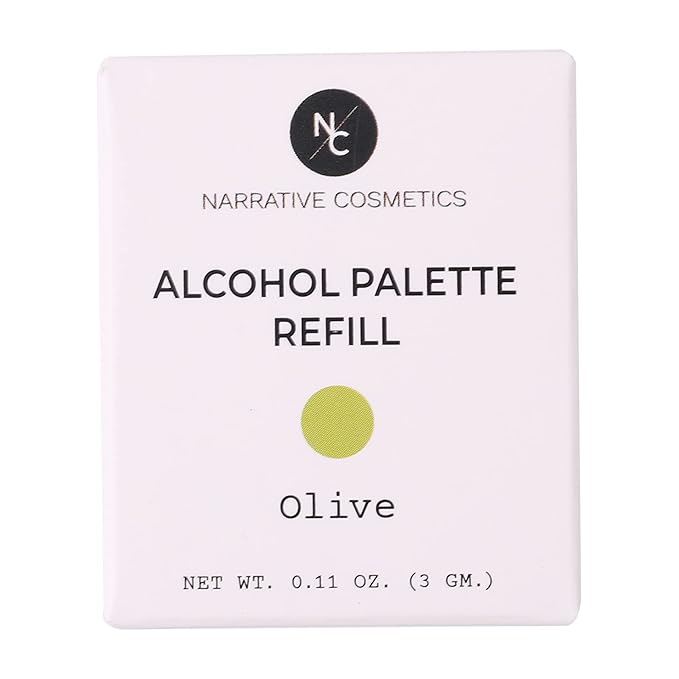 Narrative Cosmetics Alcohol Palette Refill Pans - Skin Tones - Olive