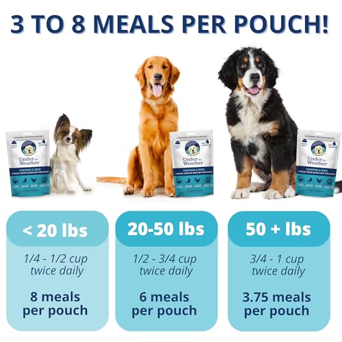Under the Weather Bland Diet for Dogs | Easy to Digest for Sick Dogs | Always Be Ready | Contains Electrolytes - All Natur...