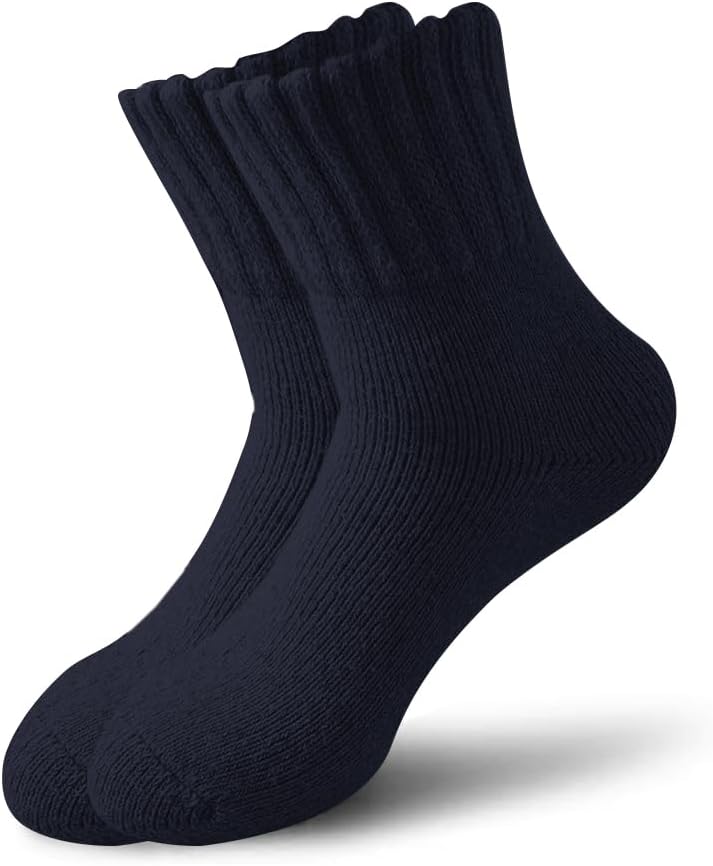 Women's Wool Thermal Socks Warm Winter Thick Cozy Crew Boot Socks for Hiking Ski Outdoor Cold Weather Comfy Everyday Work