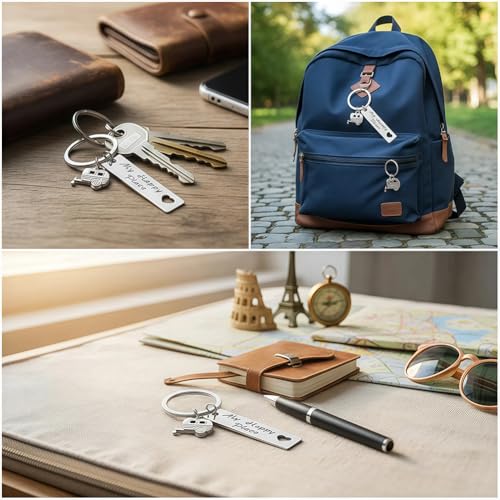 Motorhome Keyring Pendant Shitter's Full Camping Keychain Camper Lover Holiday Merry Christmas Graduation Gift for Women Men