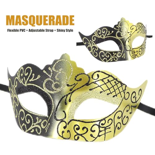 Ralleyfun Masquerade Mask for Women Men Couple Masks for Ventian Halloween Carnival Mardi Gras Party Supply