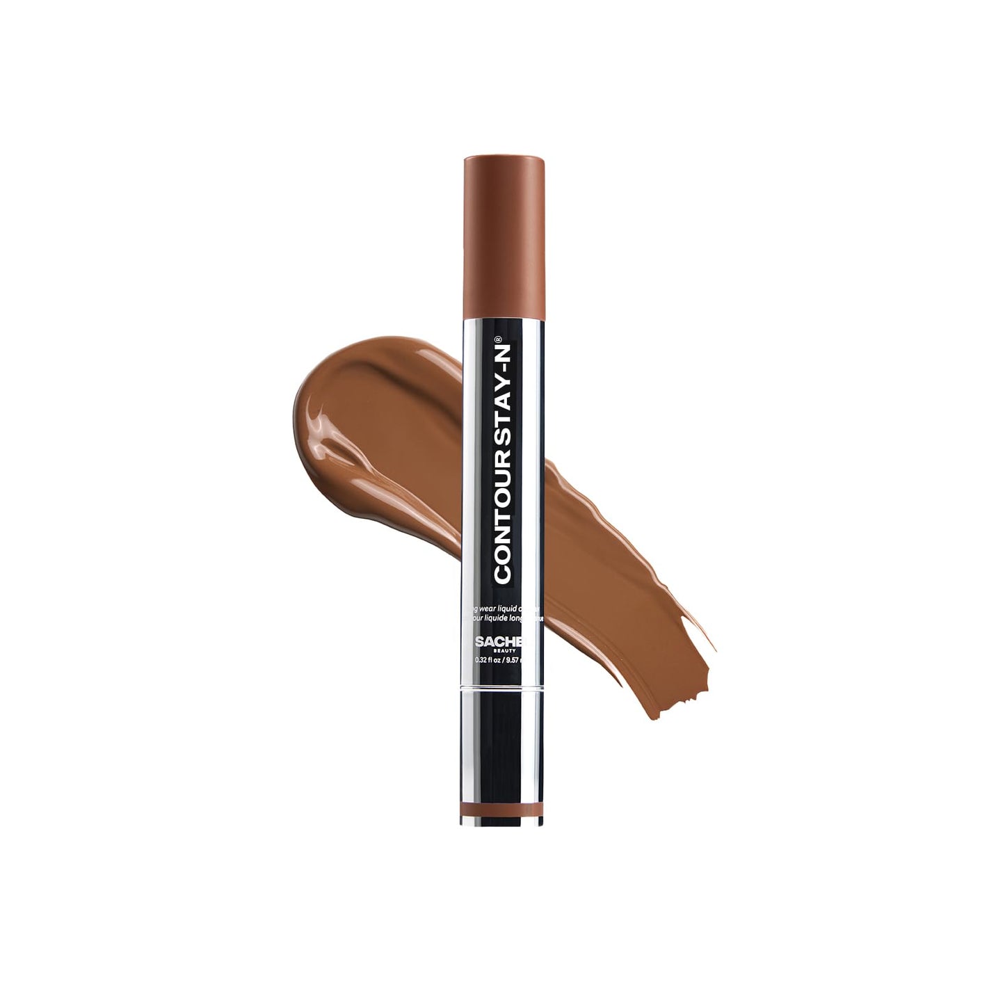 Sacheu Liquid Contour STAY-N Long Wear Bronzer Cream Contour Makeup - Long Lasting, Blendable, & Lightweight Formula (Giving Bos