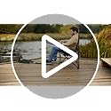 EMERIT Oversized Padded Camping Chair, 350LB Heavy Duty Quad Fold Chair with Arms, Collapsible Outdoor Chairs with Lumbar ...