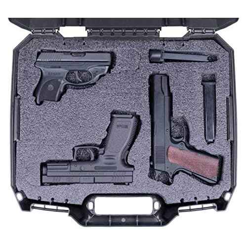 Case Club Pre-Cut 5 Pistol Carrying Case