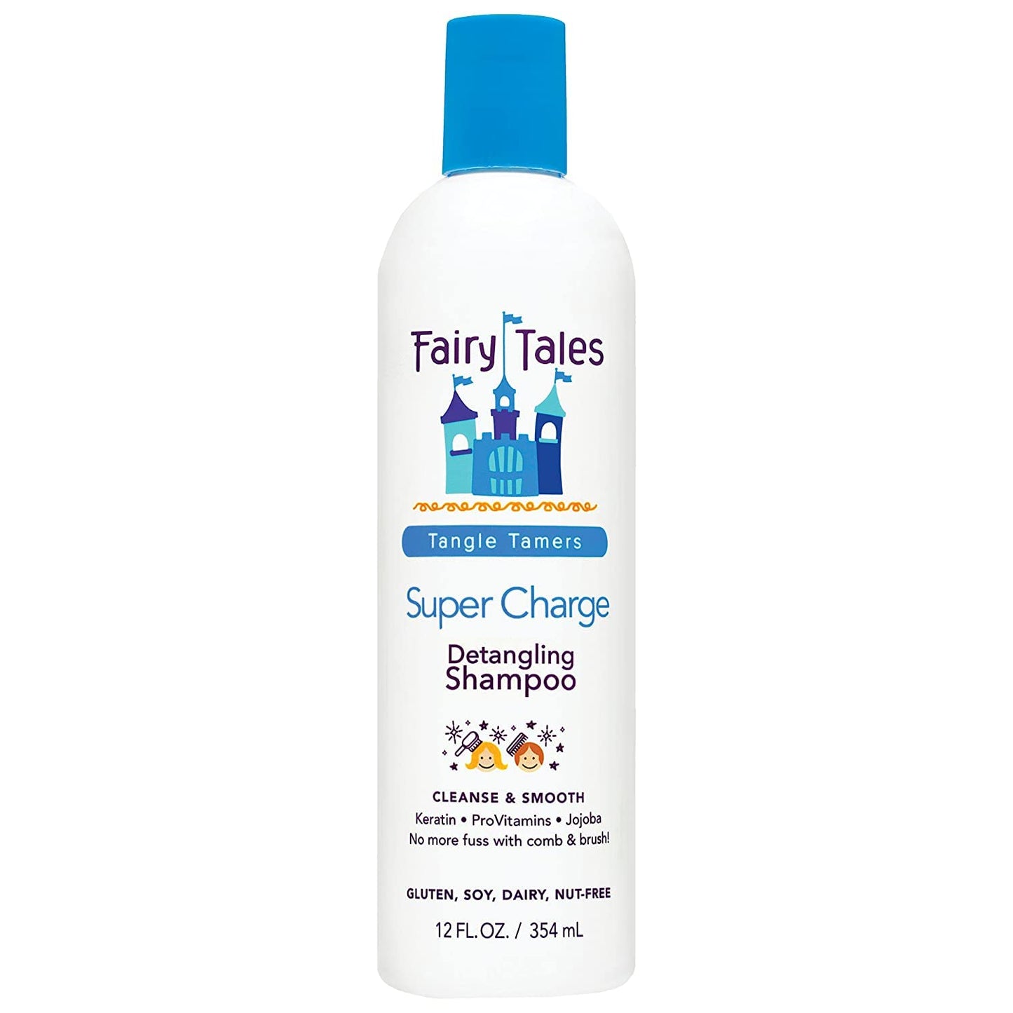 Fairy Tales Tangle Tamer Detangling Shampoo for Kids - Ultra Moisturizing and Anti Frizz Protection - Paraben Free, Sulfate Free