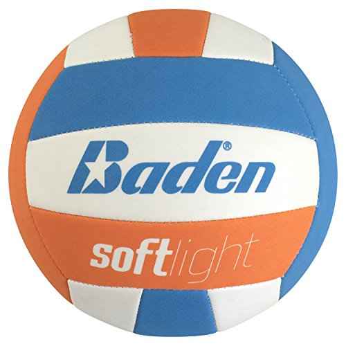 Baden | Softlight VXT1 | No Sting FlexFoam Cover | Youth Lightweight Training Volleyball | K-5 Youth Players | Official Size 5 + 20% Lighter | Official Ball of BYOP