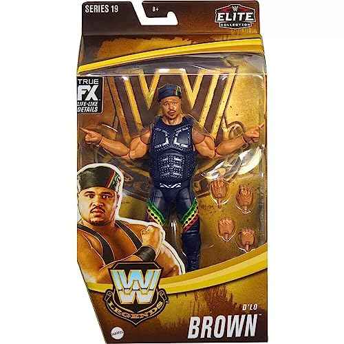 WWE Elite Collection D'lo Brown Action Figure Legends Mattel Series 19 HLP52