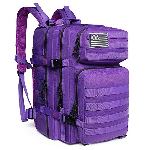 QT&QY 45L Tactical backpack & Tactical Toiletry Bag