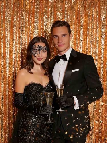 Bounzhi Black Lace Masquerade Mask for Women Costume EyeMask Party Ball Mardi Gras Accessory