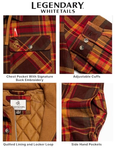 Legendary Whitetails mens Maplewood Hooded Shirt Jacket