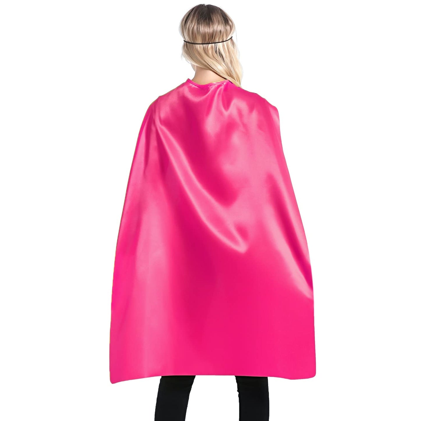 Kidsfere Superhero Capes and Masks for Adults Men Women Team Building Dress Up Party Cape Halloween Costume 7 Pack (Mixed Colors)