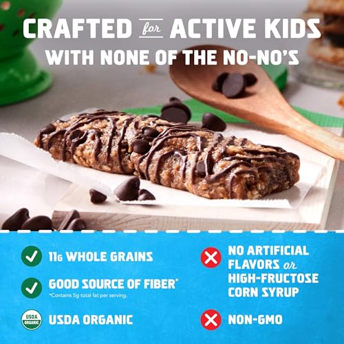 Zbar - Chocolate Chip - Soft-Baked Energy Snack Bars - Non-GMO - 12g Whole Grains - USDA Organic Granola Bars (6 Pack)