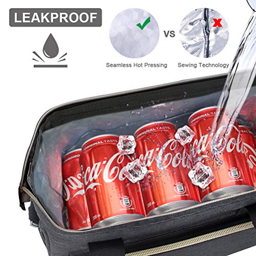 IDEATECH Insulated Lunch Box for Women & Men, Stylish Ladies Lunch Bag for Work, Leak Proof Portable Cooler Bag for Picni...