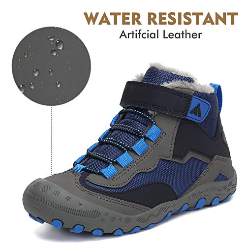Mishansha Kids Hiking Boots Toddler Girls Boys Hiking Shoes Water-Resistant Anti-Collision Non-Slip Athletic Outdoor Trekk...