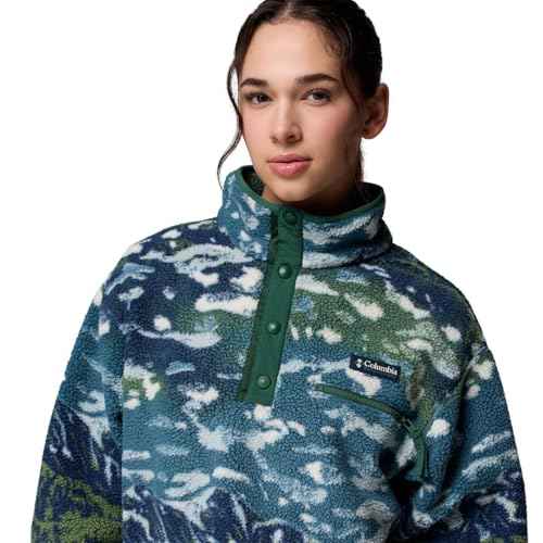 Columbia womens Helvetia¢â II Printed Cropped Half Snap