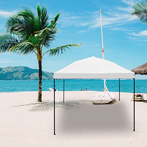 Replacement Canopy Top, 10' x 10' Pop-Up Cover for Canopy Straight Leg Tent Cover for Outdoor Garden Patio Camping Sun Sha...
