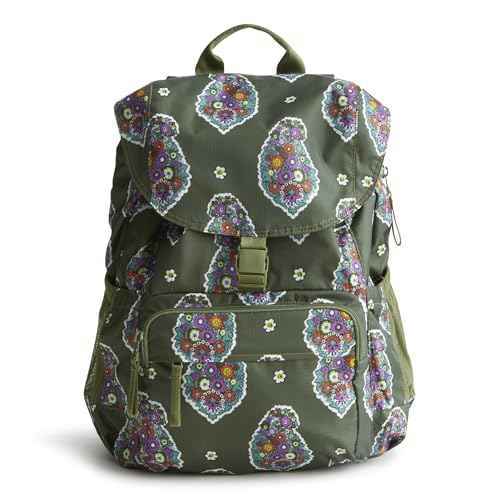 Vera Bradley Women's Ripstop Berkhill Backpack, Kew Gardens Green, One Size