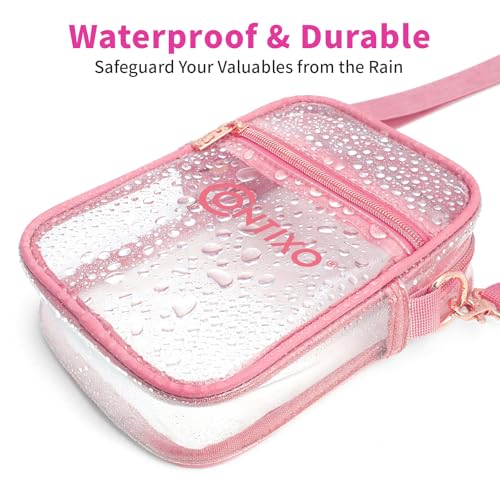 Contixo Clear Bag for Stadium Events - PVC Crossbody Bag, Clear Purse Messenger Bag for Kids, Concerts Sports Events Festi...
