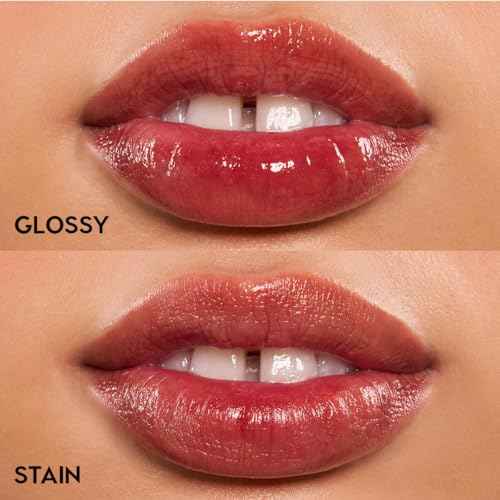 ColourPop HydraPop Glossy Lip Stain - 2-in-1 Hydrating Gloss-to-Tint Lip Color - Infused with Antioxidant-Rich Guava, Lychee & Squalane - Baby Fox (0.11 Fl Oz)