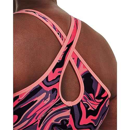 Under Armour Womens Crossback Mid Printed Bra