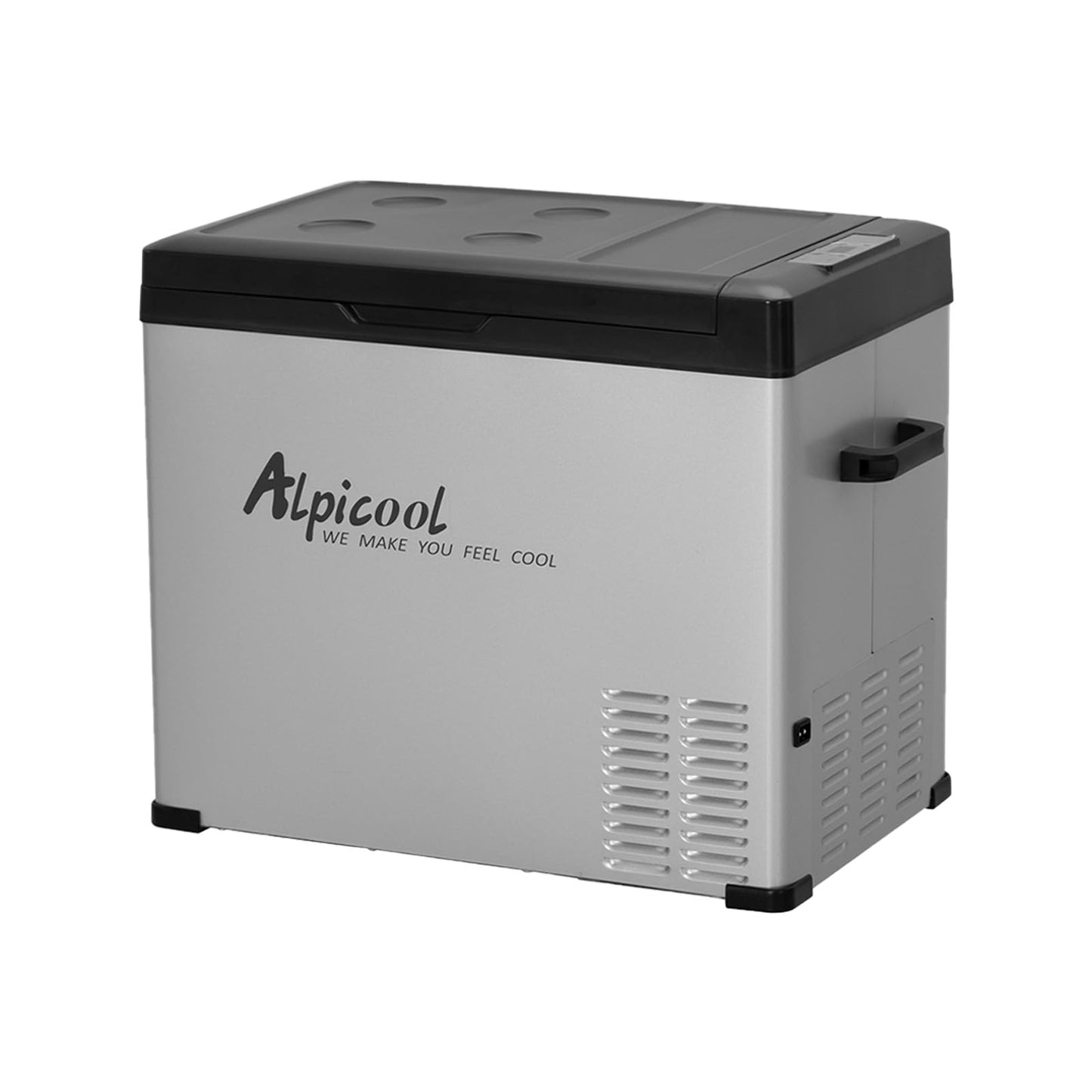 Alpicool C50 Portable Car Freezer, 12 Volt Refrigerator, 47 Quart Fast Cooling 12V Car Fridge, Car Cooler for RV, Truck, Camping, Outdoor -12/24V DC and 100-240V AC
