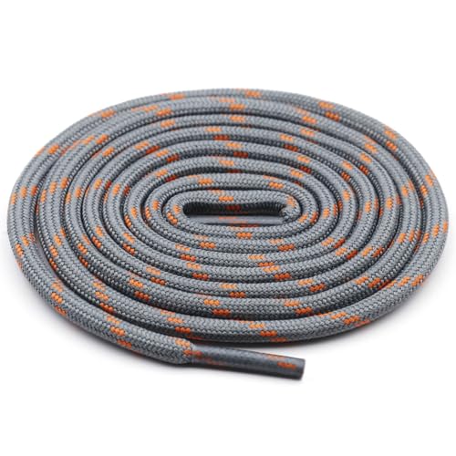 Thick Round Climbing Shoe Laces: Hiking Shoelaces Work Boot Laces 1 Pair