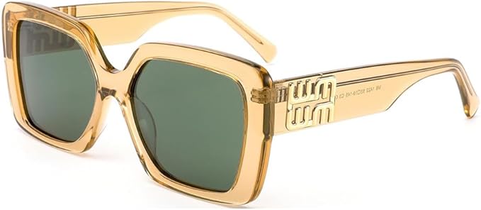 Aydicon Trendy Square Polarized Women's Sunglasses UV 400 Protection MB1422