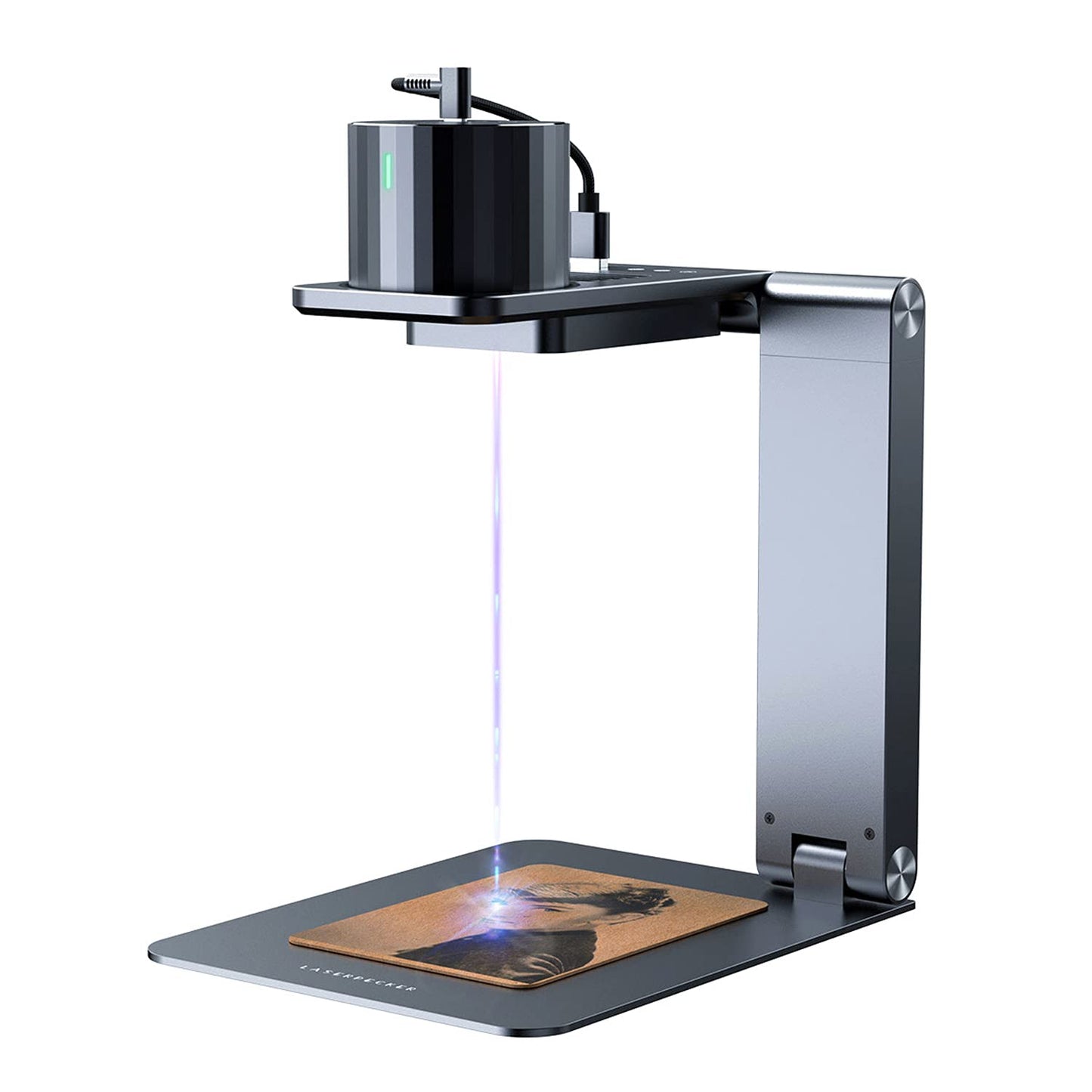 LaserPecker Electric Supporting Stand for LP1 Plus, Laser Engraver Accessories Auto Focus Engraving Machine Stander, Auto Laser Distance Adjustment Portable Foldable Stand (Laser Unit Not Included)