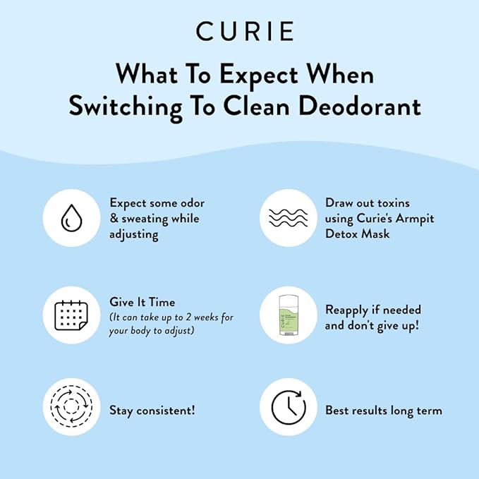 Curie Natural Deodorant for Women - Coconut Nectar - Aluminum Free, Clean, Sustainable, Vegan, Paraben Free (3pk)