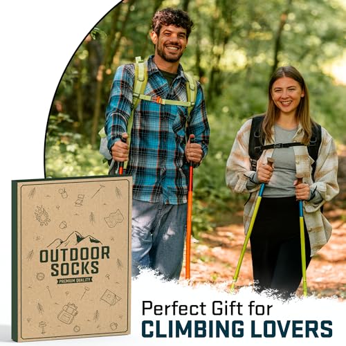VICRAZY Hiking, Climbing, Running Socks for Men, Women - Hiking, Climbing, Running, Bike Accessories, Stocking Stuffers
